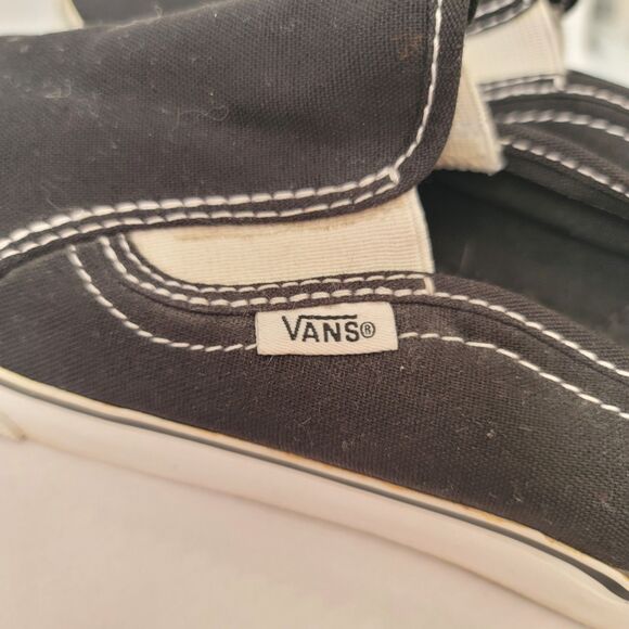 Vans Era Lo Pro Slip-on Shoes Women's Size 6 Men's 4.5 Black Fabric Canvas - Picture 6 of 10